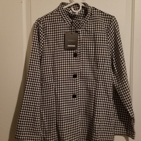 Elegant Houndstooth Regular Fit Jacket (NEW WITH TAG) - Picture 2 of 7